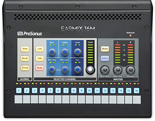 PreSonus EarMix 16M, 16x2, AVB-vernetzt persönlich Monitor Mixer Mischpult PreSonus EarMix 16M, 16x2, AVB-vernetzt persönlich Monitor Mixer Mischpult von PreSonus