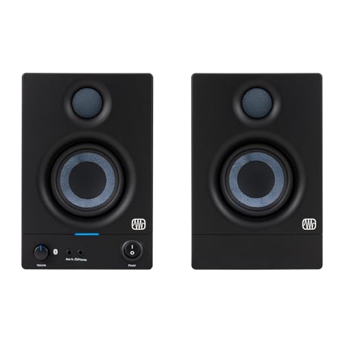 PreSonus Eris 3.5BT Gen 2 – 3,5" Desktop-Aktivlautsprecher mit Bluetooth für Multimedia, Gaming und Musikproduktion in Studioqualität, 50 W Leistung von PreSonus