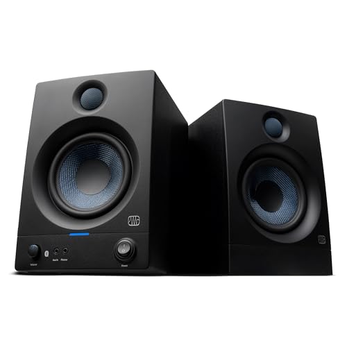 PreSonus Eris 5BT Gen 2 – 5" Desktop-Aktivlautsprecher mit Bluetooth für Multimedia, Gaming und Musikproduktion in Studioqualität, 100 W Leistung von PreSonus