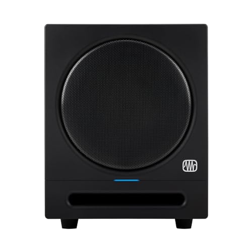 PreSonus Eris Sub 8BT, 8"-Aktiv-Studio-Subwoofer mit Bluetooth für Multimedia, Gaming und hochwertige Studio-Musikproduktion von PreSonus