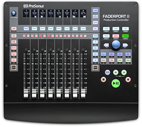 PreSonus FaderPort 8, 8-Fader DAW Mix Production Controller, mit Softwarepaket von PreSonus