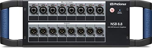 PreSonus NSB 8.8, 8x8, AVB-Networked Stage Box für digitale Mischpulte von PreSonus