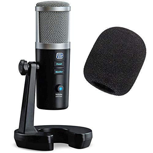 PreSonus Revelator USB-Mikrofon + keepdrum WS02 Popschutz von PreSonus
