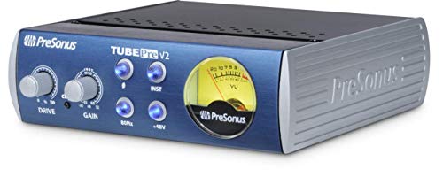 PreSonus TubePre V2, 1-Kanal Röhrenvorverstärker und DI Box für Mikrofone und Instrumente von PreSonus