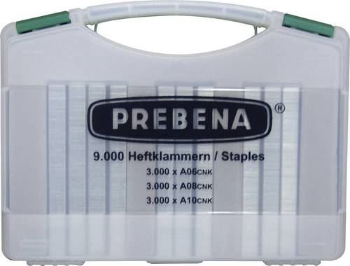 Prebena A-Box Heftklammern-Set Typ A 9000St. von Prebena