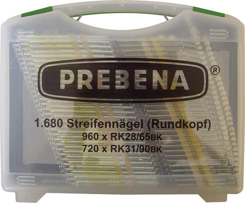 Prebena Rundkopf-Streifennägel Type RK 1680 St. RK-Box von Prebena