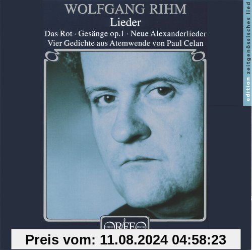 Rihm Lieder von Pregardien