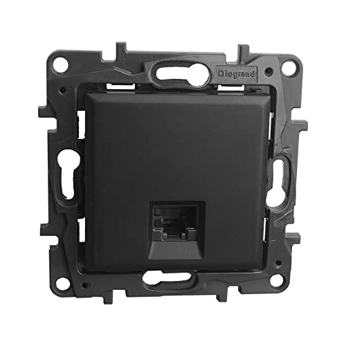 Computersteckdose RJ45 CAT5e UTP schwarz Niloe Step Unterputz Steckdose Computersteckdose RJ45 CAT5e UTP schwarz Niloe Step Unterputz Steckdose von Preis-Zone