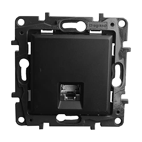 Computersteckdose RJ45 CAT6 UTP schwarz Niloe Step Unterputz Steckdose Computersteckdose RJ45 CAT6 UTP schwarz Niloe Step Unterputz Steckdose von Preis-Zone