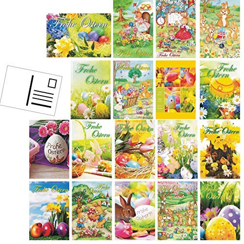 400 Osterpostkarten, Postkarten Ostern, Glückwunschkarten Ostern von Preisjubel