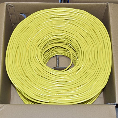 Premiertek CAT6-CCA-1KFT-Y Netzwerkkabel, Cat6, 23 AWG, UTP, 4 Paar, Gelb von Premiertek