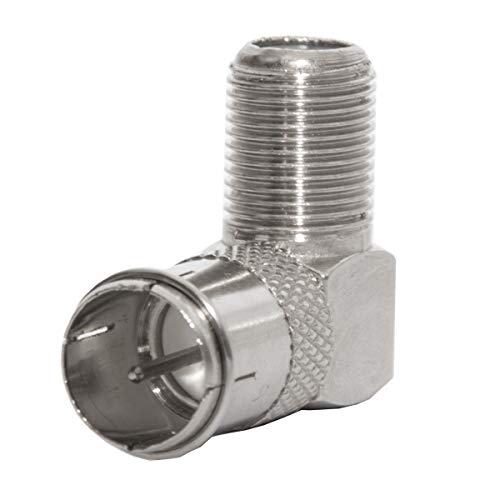 Premium X 100x F-Quickstecker 90° Winkelstecker 7,5mm für SAT Kabel Koaxialkabel Adapter Verbinder F-Kupplung Quickstecker Premium X 100x F-Quickstecker 90° Winkelstecker 7,5mm für SAT Kabel Koaxialkabel Adapter Verbinder F-Kupplung Quickstecker von Premium X