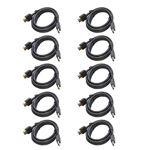 Premium X 10x 1,5m HDMI-Kabel mit 24K vergoldeten Kontakten - Innenleiter 100% Kupfer - kompatibel HDMI 2.0a, 2.0, 1.4a Premium X 10x 1,5m HDMI-Kabel mit 24K vergoldeten Kontakten - Innenleiter 100% Kupfer - kompatibel HDMI 2.0a, 2.0, 1.4a von Premium X
