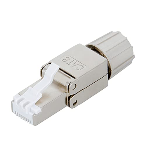 Premium X 10x Netzwerkstecker RJ45 Cat8 für Verlegekabel Netzwerkkabel Patchkabel Werkzeuglos LAN Anschluss von Premium X