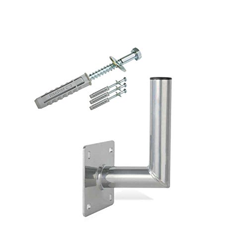 Premium X 18cm Wandhalter SAT ALU Halterung für Satellitenschüssel mit Fischer Schraubensatz Antenne Wand Montage Premium X 18cm Wandhalter SAT ALU Halterung für Satellitenschüssel mit Fischer Schraubensatz Antenne Wand Montage von Premium X