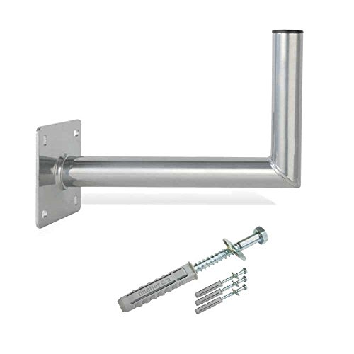 Premium X 45cm Wandhalter Aluminium SAT ALU Wand Halterung mit Schraubensatz für Wand Montage von Premium X