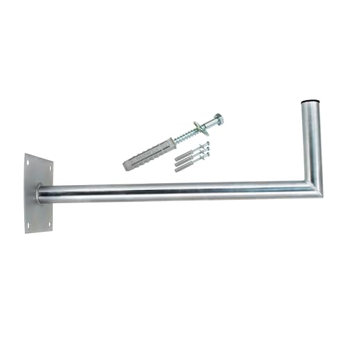 Premium X 70-75cm Wandhalter Stahl verzinkt Ø 48mm SAT Halterung für Satellitenschüssel inkl. Schraubensatz Premium X 70-75cm Wandhalter Stahl verzinkt Ø 48mm SAT Halterung für Satellitenschüssel inkl. Schraubensatz von Premium X