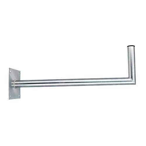 Premium X 80cm Wandhalter Stahl verzinkt Ø 48mm Winkel Wand-Halterung für Satelliten-Schüssel SAT-Antenne von Premium X