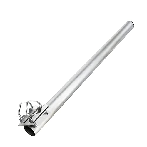 Premium X Balkon-Halter 80cm Ø 60mm Stahl Mast Geländer-Halterung Satelliten-Schüssel SAT-Antenne Ausleger Mastaufsatz Mast-Verlängerung von Premium X