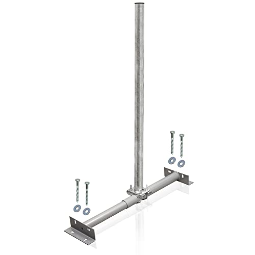 Premium X Basic X100-48 Dachsparrenhalter 100cm Mast feuerverzinkt SAT Sparrenhalter für Satellitenschüssel inkl. Holzschrauben Premium X Basic X100-48 Dachsparrenhalter 100cm Mast feuerverzinkt SAT Sparrenhalter für Satellitenschüssel inkl. Holzschrauben von Premium X