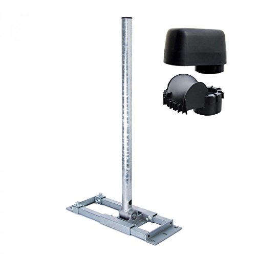 Premium X Deluxe X130-48 Dachsparrenhalter 130 cm Mast Ø 48 mm SAT Dach-Sparren-Halterung inkl. Mastkappe mit Kabel-Durchführung Premium X Deluxe X130-48 Dachsparrenhalter 130 cm Mast Ø 48 mm SAT Dach-Sparren-Halterung inkl. Mastkappe mit Kabel-Durchführung von Premium X