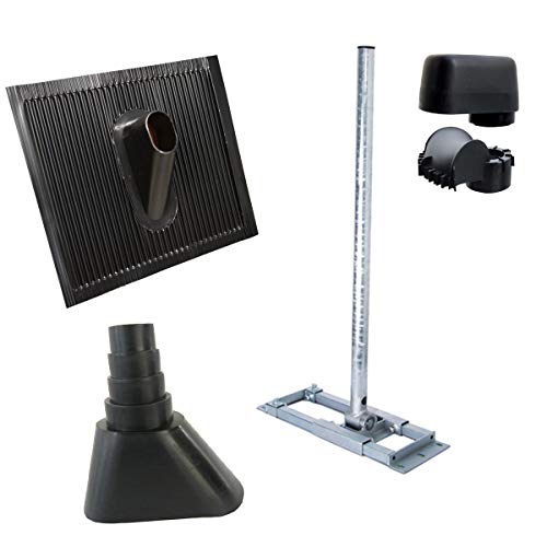 Premium X Deluxe X130-48 Dachsparrenhalter 130 cm Mast Sparren-Halterung für Sat-Antenne Satelliten-Schüssel ALU-Dach-Abdeckung Gummitülle schwarz Kunststoff Mast-Kappe Premium X Deluxe X130-48 Dachsparrenhalter 130 cm Mast Sparren-Halterung für Sat-Antenne Satelliten-Schüssel ALU-Dach-Abdeckung Gummitülle schwarz Kunststoff Mast-Kappe von Premium X