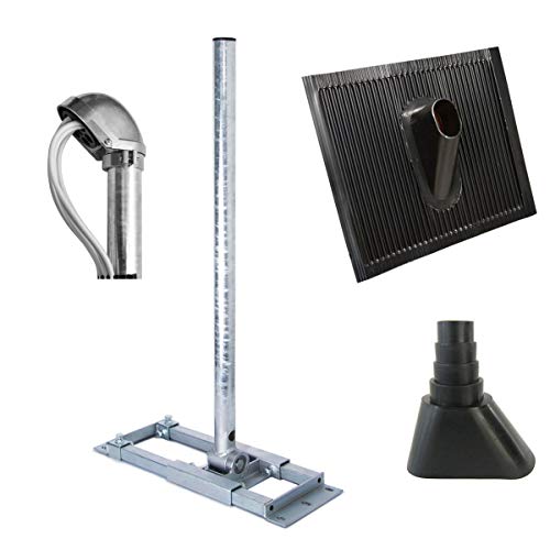 Premium X Deluxe X90-48 Dachsparrenhalter 90 cm Mast SAT Dach-Halterung Dach-Abdeckung Alu-Dachziegel schwarz Manschette Aluminium Mast-Kappe Premium X Deluxe X90-48 Dachsparrenhalter 90 cm Mast SAT Dach-Halterung Dach-Abdeckung Alu-Dachziegel schwarz Manschette Aluminium Mast-Kappe von Premium X