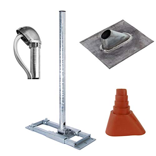 Premium X Deluxe X90-48 Dachsparrenhalter 90cm Mast SAT Sparren Dach-Halterung für Satellitenschüssel Blei Pfanne Manschette rot ALU Mastkappe Premium X Deluxe X90-48 Dachsparrenhalter 90cm Mast SAT Sparren Dach-Halterung für Satellitenschüssel Blei Pfanne Manschette rot ALU Mastkappe von Premium X