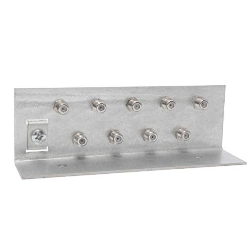 Premium X Erdungswinkel 9-Fach Erdungsschiene doppelreihig SAT Erdungsblock 9X F-Doppelbuchse Premium X Erdungswinkel 9-Fach Erdungsschiene doppelreihig SAT Erdungsblock 9X F-Doppelbuchse von Premium X