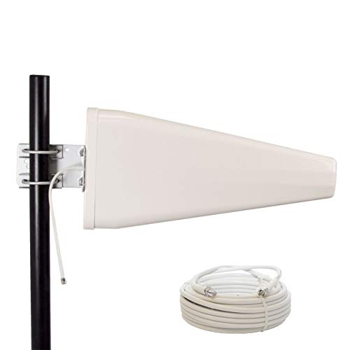 PremiumX LTE-Antenne Outdoor 3G 4G LTE Richtantenne 10m Kabel - Hotspot Mobilfunk Vodafone Telekom Modem Router WLAN von Premium X