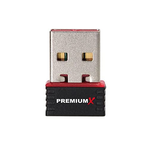Premium X PX150 Mini W-LAN Stick Wireless N 150 Mbit USB-Micro-Pen Adapter WLAN von Premium X