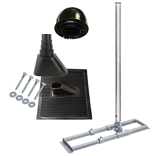 Premium X Profi X100-48K SAT Dach-Sparren-Halter mit Kabeldurchführung für Satelliten-Antenne Satellitenschüssel | Komplett Set für die Dachinstallation von Premium X