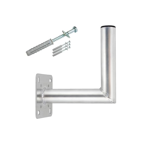PremiumX 25cm Wandhalter Aluminium für Wandmontage Montage für SAT Schüssel Spiegel Antenne mit Schraubensatz PremiumX 25cm Wandhalter Aluminium für Wandmontage Montage für SAT Schüssel Spiegel Antenne mit Schraubensatz von Premium X