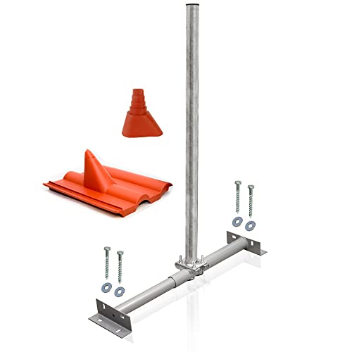 Premium X Dachsparrenhalter Montage Set für Satellitenschüssel Sparrenhalter 1m Mast SAT Frankfurter Ziegel Tülle rot inkl. Befestigung Premium X Dachsparrenhalter Montage Set für Satellitenschüssel Sparrenhalter 1m Mast SAT Frankfurter Ziegel Tülle rot inkl. Befestigung von Premium X