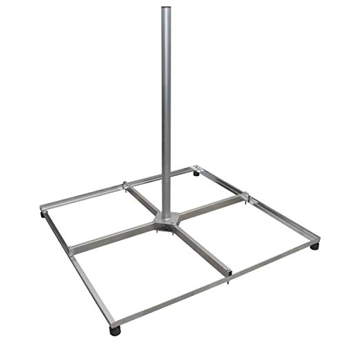 Premium X SAT Balkonständer 4X 50x50cm Stahl verzinkt 1m Mast 42mm Flachdachständer Ständer Halterung für Satelliten-Schüssel Premium X SAT Balkonständer 4X 50x50cm Stahl verzinkt 1m Mast 42mm Flachdachständer Ständer Halterung für Satelliten-Schüssel von Premium X