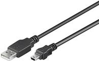 PREMIUMCORD USB 2.0 A-Mini B (5pin) Verbindungskabel 0,2m (ku2m02a) von PremiumCord