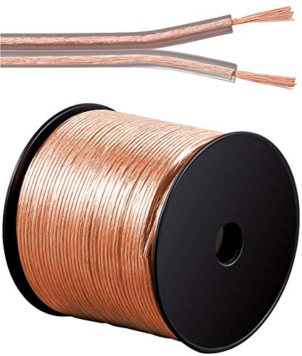 PremiumCord 100% CU Kabel Kupferkabel 2x0,75 mm² 100 m, kjpr-03-100 von PremiumCord