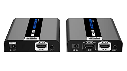 PremiumCord 4K HDMI 2.0 Extender bis zu 50m über Patchkabel Cat6 / Cat6a / Cat7 + Lokales HDMI Port, HDMI 2.0, Metallgehäuse, 4K 2160p 60Hz UHD, Full HD 1080p, 3D, Dolby-True HD PremiumCord 4K HDMI 2.0 Extender bis zu 50m über Patchkabel Cat6 / Cat6a / Cat7 + Lokales HDMI Port, HDMI 2.0, Metallgehäuse, 4K 2160p 60Hz UHD, Full HD 1080p, 3D, Dolby-True HD von PremiumCord