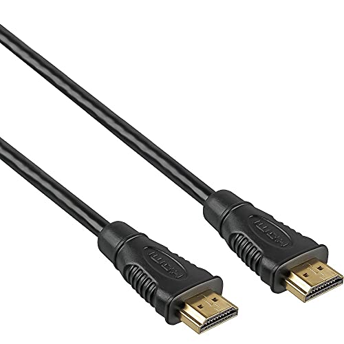 PremiumCord 4K HDMI Kabel M/M 10,2Gbps vergoldete Anschlüsse mit Audio Rückkanal, Kompatibel mit Video 4K UHD 2160p, Deep Color, 3D, HDR, 3x geschirmt, schwarz, 7 m von PremiumCord