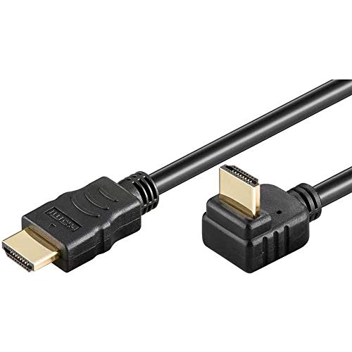 PremiumCord 4K High Speed ​​HDMI + Ethernet Kabel 1 m, Kompatibel mit Video 4K 2160p, FULL HD 1080p, Deep Color, 3D, ARC, 3x geschirmt, 10,2Gbps, vergoldete 270° Anschlüsse, schwarz von PremiumCord