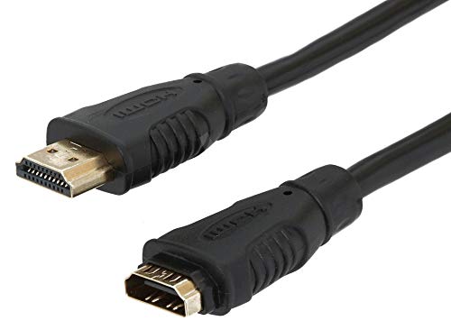 PremiumCord 4K High Speed HDMI Verlängerungskabel 2 m, Video 4K 2160p, Full HD 1080p, Deep Color, 3D, ARC, HDR, Dolby TrueHD, 10,2Gbps, vergoldete Anschlüsse, schwarz PremiumCord 4K High Speed HDMI Verlängerungskabel 2 m, Video 4K 2160p, Full HD 1080p, Deep Color, 3D, ARC, HDR, Dolby TrueHD, 10,2Gbps, vergoldete Anschlüsse, schwarz von PremiumCord