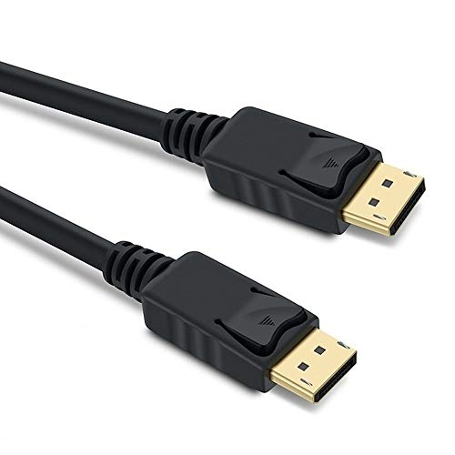 PremiumCord 8K DisplayPort 1.4 Kabel M/M 0,5 m, DisplayPort auf DisplayPort, 32,4Gbps, Video 8K@30Hz, 5K@60Hz, 4K@120Hz 2160p, HDCP 2.2, vergoldete Anschlüsse, schwarz von PremiumCord