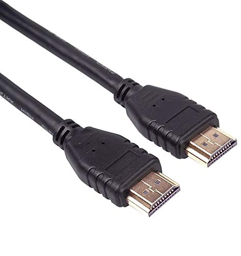 PremiumCord 8K Ultra High Speed ​​HDMI 2.1 Kabel M/M 48Gbps mit Ethernet, Kompatibel mit Video 8K@60Hz, Deep Color, 3D, eARC, HDR, 3X geschirmt, vergoldete Anschlüsse, schwarz, 1 m (Packung mit 2) von PremiumCord