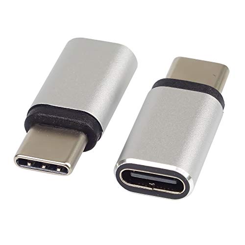PremiumCord Adapter USB-C Buchse zu USB-C Stecker, Verhinderung der Zerstörung von Verbindern, Silber von PremiumCord