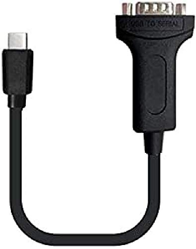 PremiumCord Adapter USB-C auf RS232, USB C 3.1 Stecker auf RS232 Stecker, USB 3.1 SuperSpeed, Länge 0,2m von PremiumCord