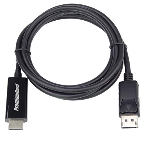 PremiumCord Adapterkabel DisplayPort 1.2 auf HDMI 2.0 M/M 1 m, DP 1.2 auf HDMI 2.0, Kompatibel mit Video 4K@60Hz 2160p, UHD, FULL HD 1080p, HDCP, schwarz PremiumCord Adapterkabel DisplayPort 1.2 auf HDMI 2.0 M/M 1 m, DP 1.2 auf HDMI 2.0, Kompatibel mit Video 4K@60Hz 2160p, UHD, FULL HD 1080p, HDCP, schwarz von PremiumCord