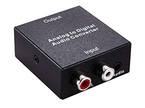 PremiumCord Analog zu Digital Audio-Konverter, 2X Cinch RCA auf Toslink/SPDIF, inkl. Netzteil, Metallgehäuse, Farba schwarz PremiumCord Analog zu Digital Audio-Konverter, 2X Cinch RCA auf Toslink/SPDIF, inkl. Netzteil, Metallgehäuse, Farba schwarz von PremiumCord