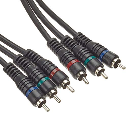 PremiumCord Cinch Kabel HQ, 3x Cinch RCA Stecker auf 3x Cinch RCA Stecker, Qualität Audio Video Verbindungskabel, Stereo, für TV, Handys, MP3, HiFi, Farbe schwarz, 10m, kjackcmm3hq-10 von PremiumCord