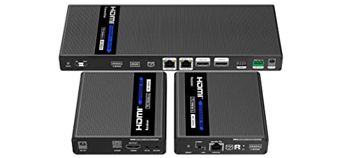 PremiumCord HDMI 1-2 Splitter + Extender über CAT6/6a/7, Ultra HD 4K@60Hz bei 70m, Metallgehäuse, 2 Empfänger mit Netzteilen, Dolby TrueHD, 3D, EDID, CEC, HDCP2.2 PremiumCord HDMI 1-2 Splitter + Extender über CAT6/6a/7, Ultra HD 4K@60Hz bei 70m, Metallgehäuse, 2 Empfänger mit Netzteilen, Dolby TrueHD, 3D, EDID, CEC, HDCP2.2 von PremiumCord