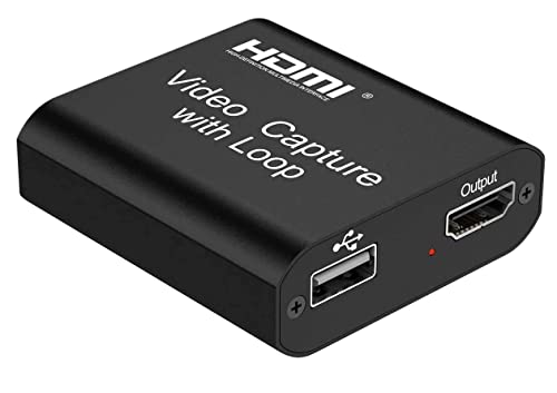 PremiumCord HDMI Capture/Grabber zum Aufzeichnen von Video- / Audiosignalen auf einem Computer, Auflösung 4K @ 30 Hz, Full HD @ 30 Hz, Plug-and-Play, HDMI-Ausgang von PremiumCord